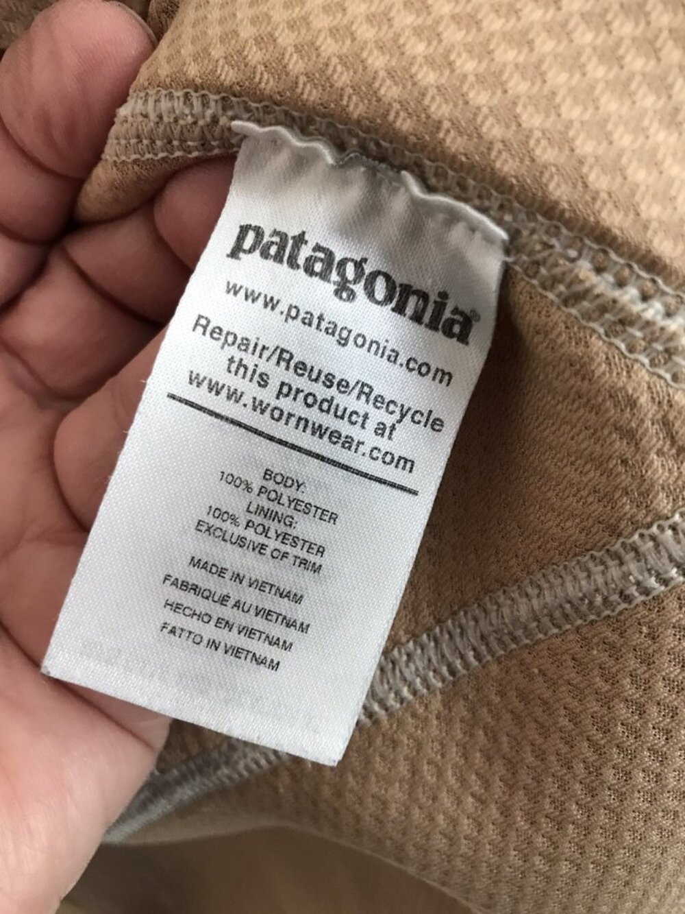 PATAGONIA Jacket Womens XXS Classic RETRO-X Oatmeal DEEP PILE FLEECE - Picture 6 of 7